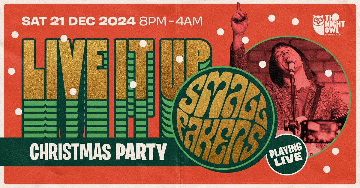 Live It Up (60s night) Christmas Do with The Small Fakers + DJs