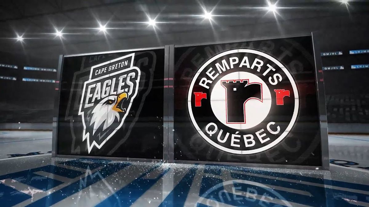 Cape Breton Eagles at Quebec Remparts