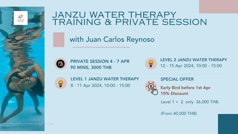 Janzu Water Therapy Level 1  certification training 
