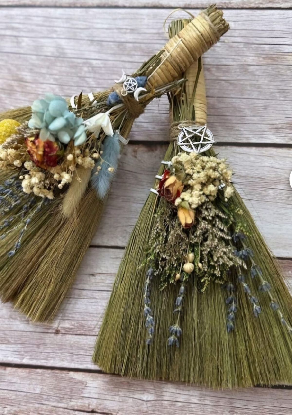 Decorate your own Besom Broom for Halloween \/ Magick 