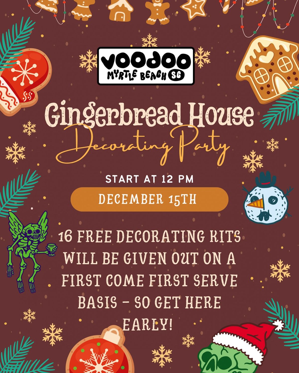 Gingerbread Decorating Party