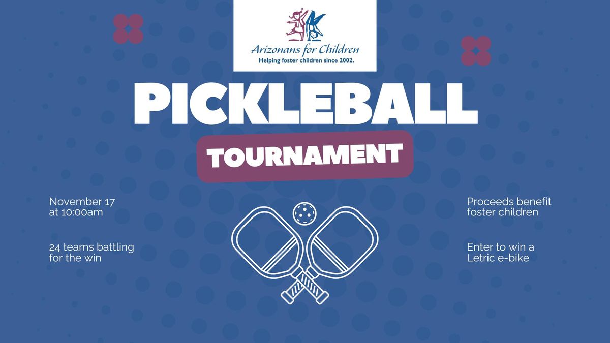 Arizonans for Children Pickleball Tournament 