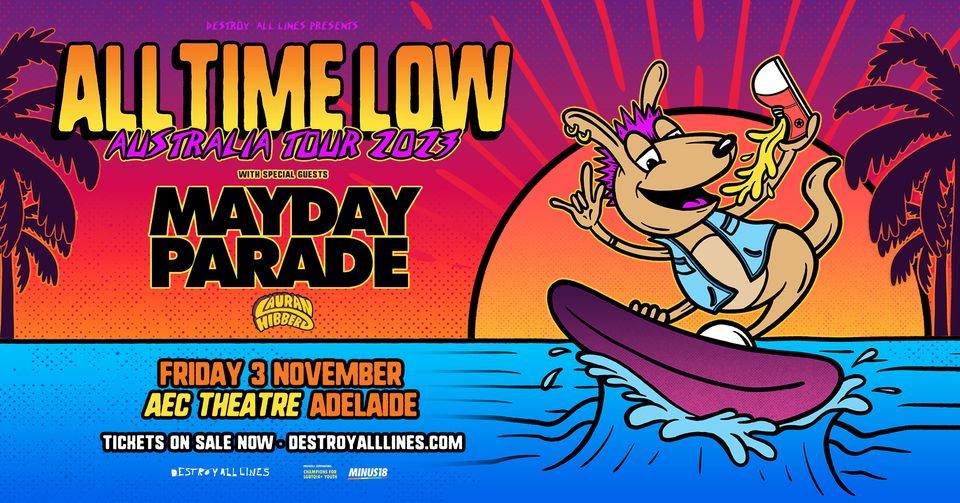 All Time Low \/\/ Adelaide \/\/ Australian Tour With Mayday Parade \/\/ Entertainment Centre Theatre
