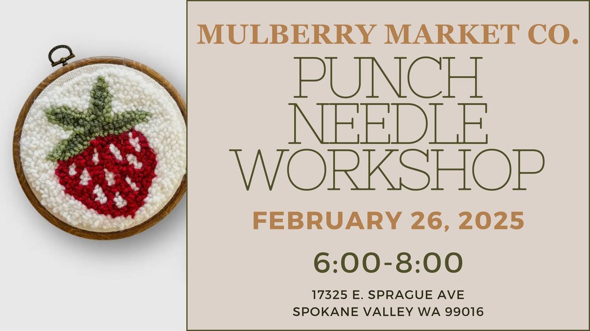 Punch Needle Workshop