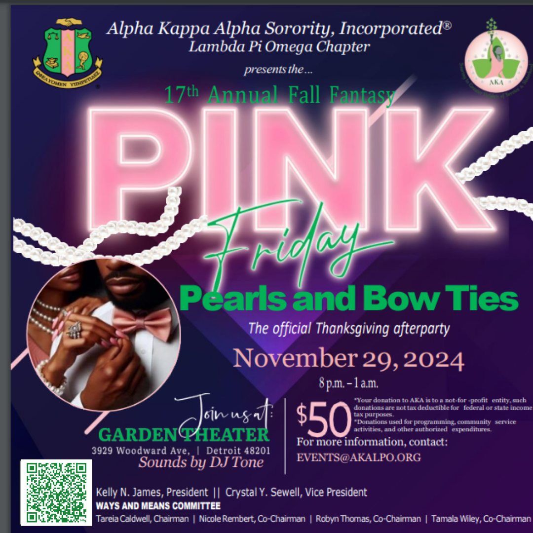 17th Annual AKA Fall Fantasy - Pearls and Bowties Edition