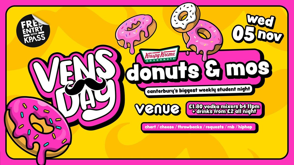 VENSDAY - Donuts & Mo's - Krispy Kreme Movember Special