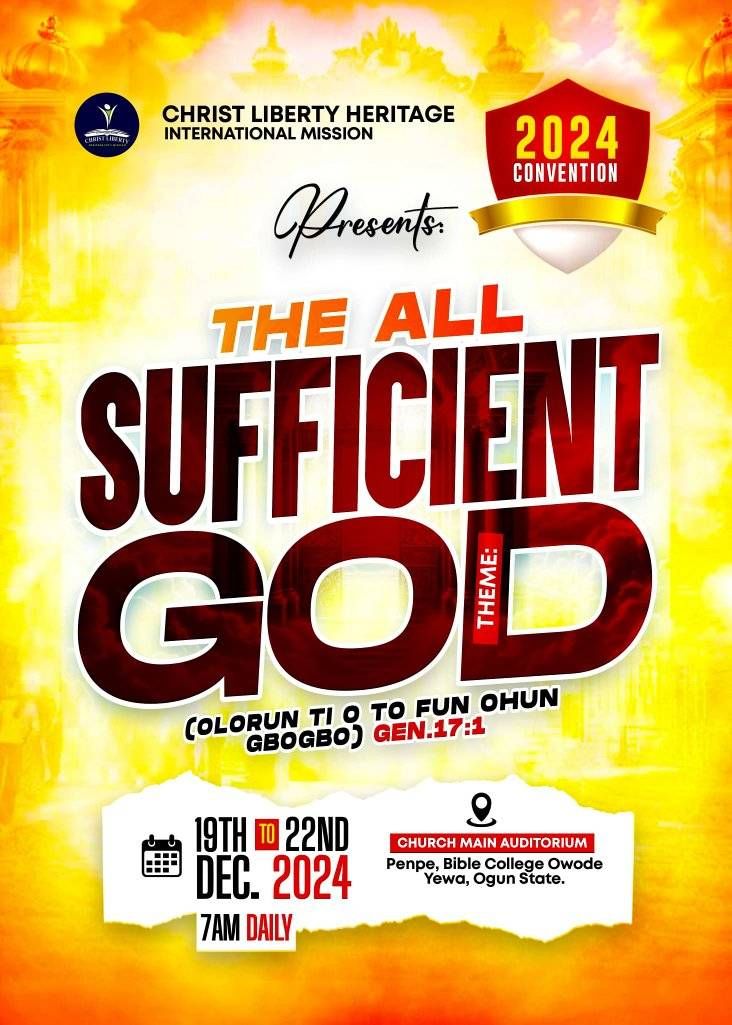 2025 Convention : Tagged : The all sufficient God 