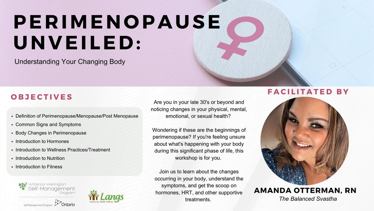 Perimenopause Unveiled: Understanding your Changing Body