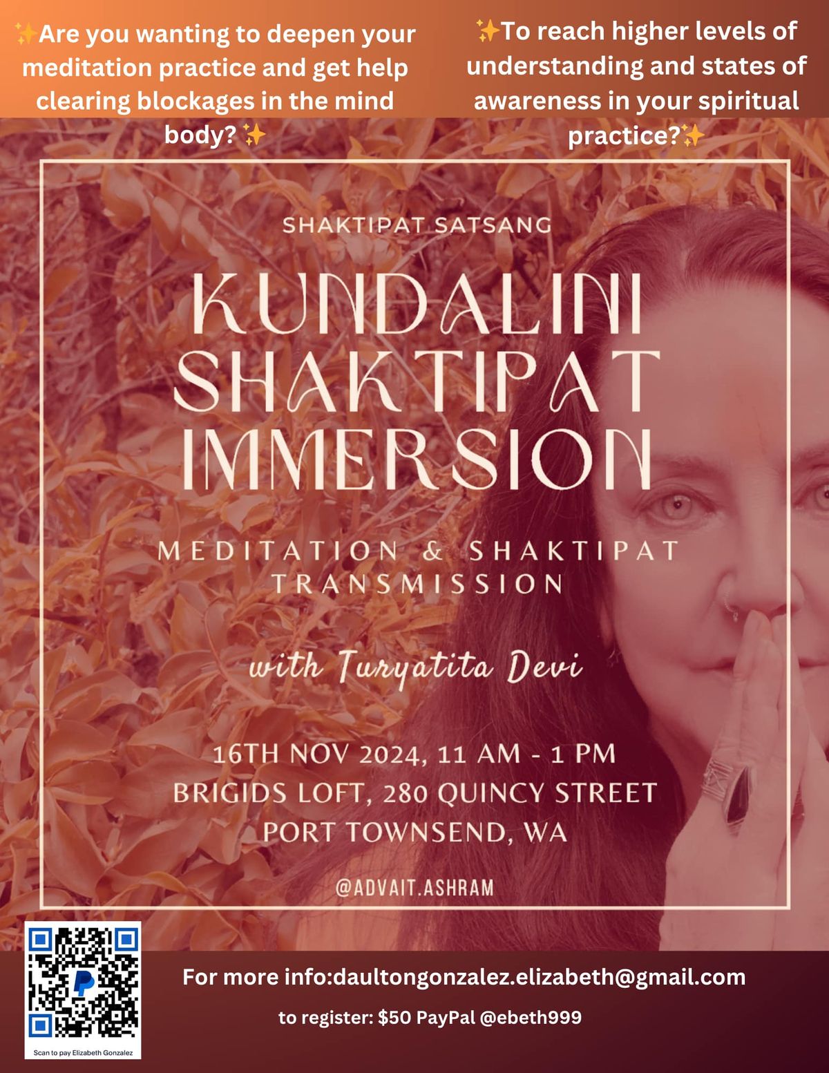 Shaktipat Satsang: Kundalini Shaktipat Immersion