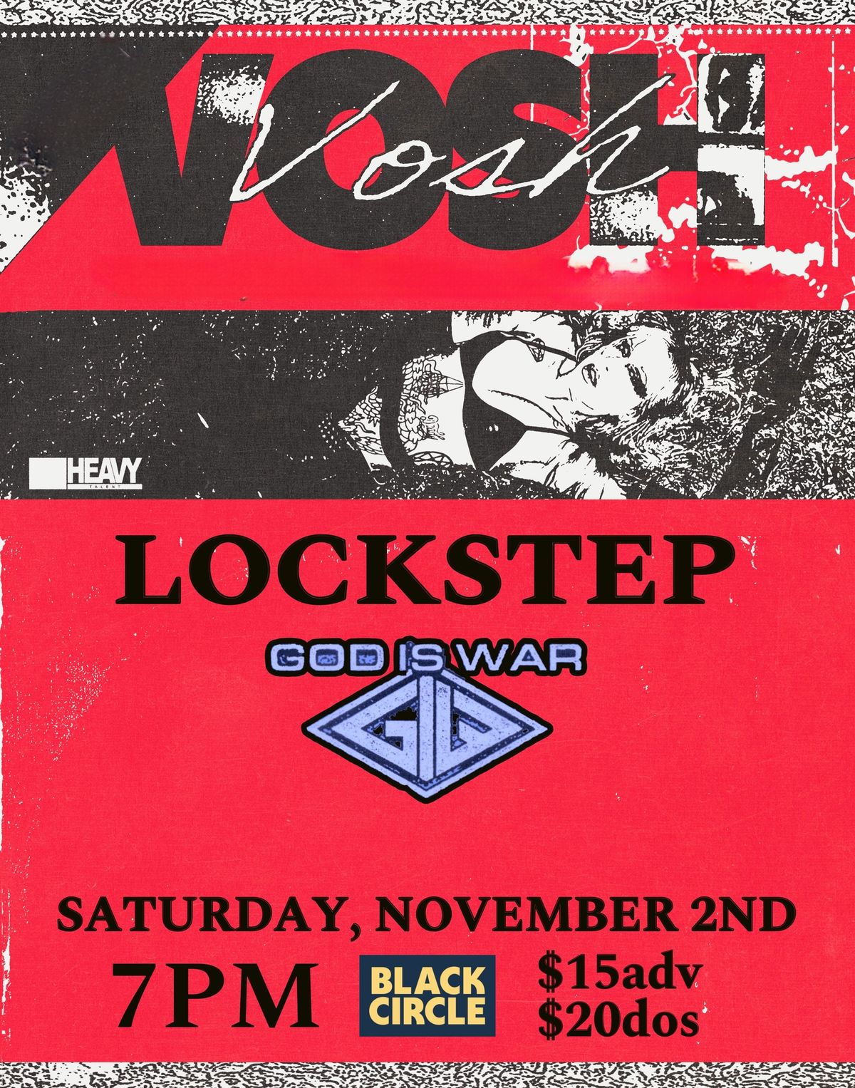 Stranger Attractions Presents VOSH w\/ LOCKSTEP, GOD IS WAR & more!! 