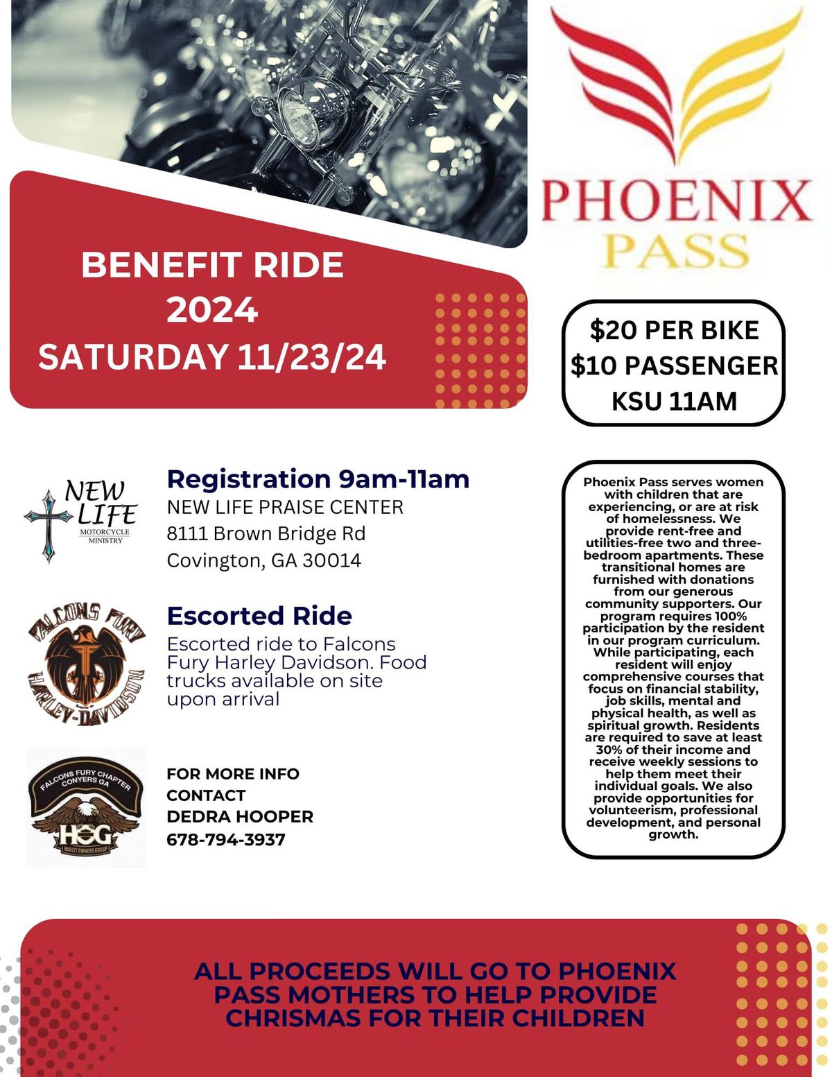 Phoenix Pass Holiday Benefit Ride 