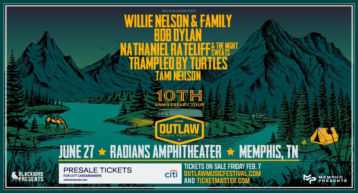 Outlaw Music Festival w\/ Willie Nelson, Bob Dylan, Nathaniel Rateliff & The Night Sweats & More!