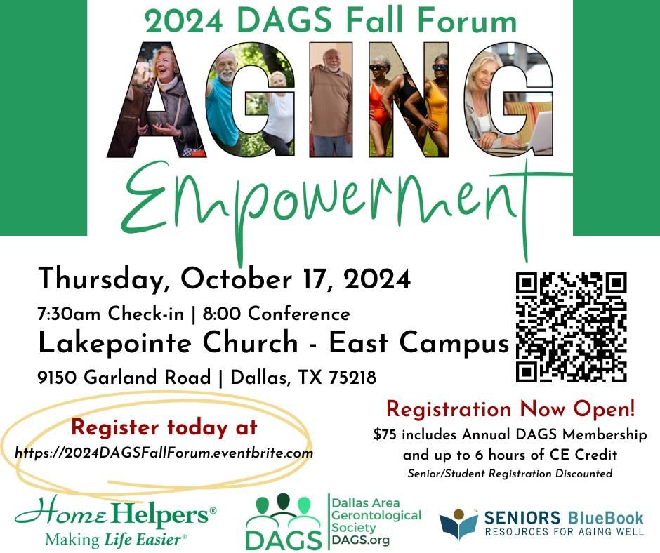 2024 DAGS Fall Forum - Aging Empowerment