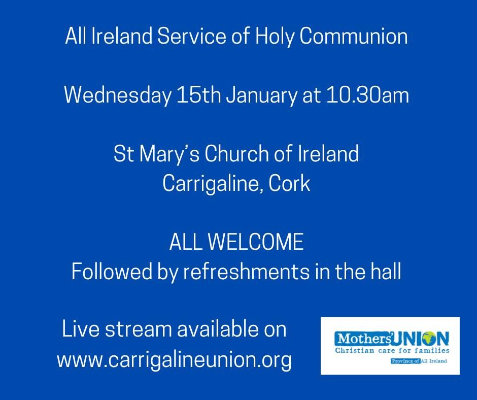 All Ireland Service of Holy Communion - Preacher Canon Elaine Murray