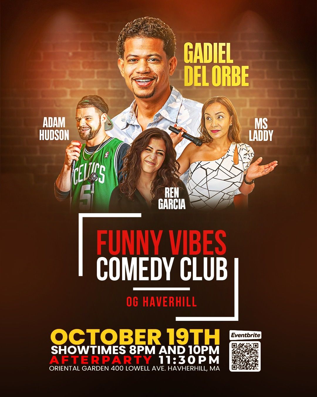 Gadiel Del Orbe- Funny Vibes Comedy Club