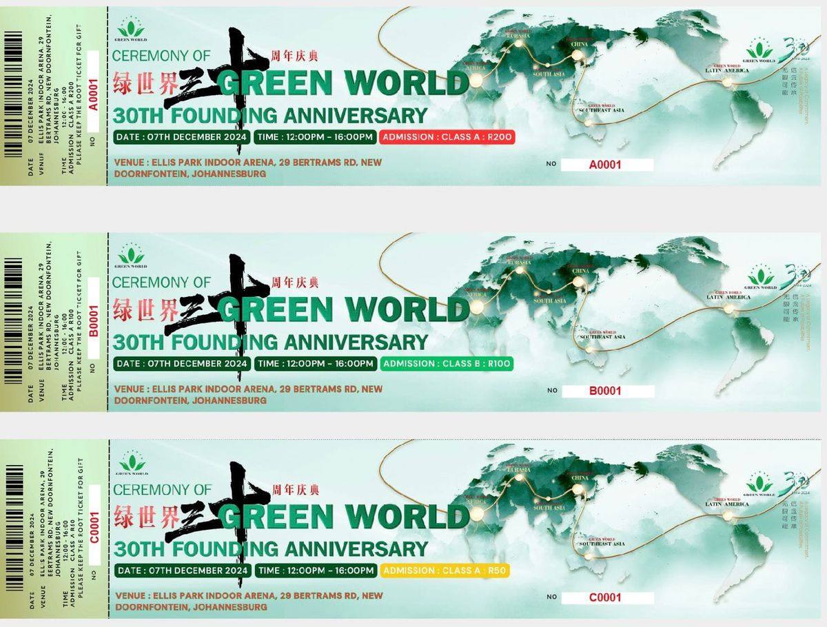 30th Green World Anniversary Rally