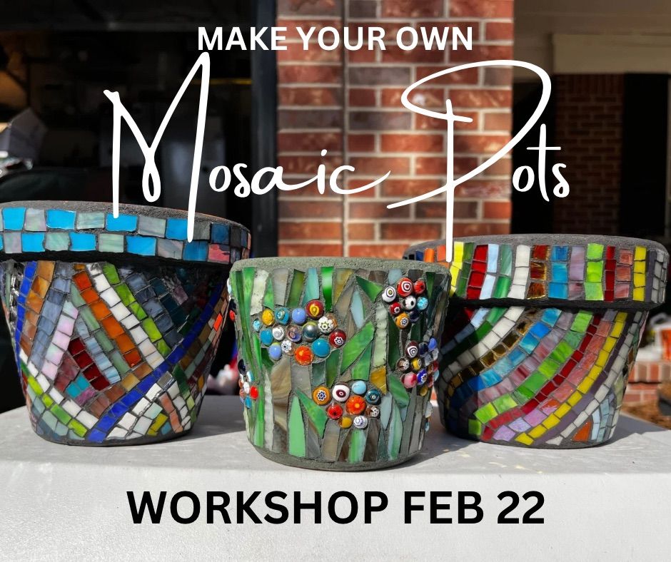 Make Your Own Mosaic Flower Pot \ufffd