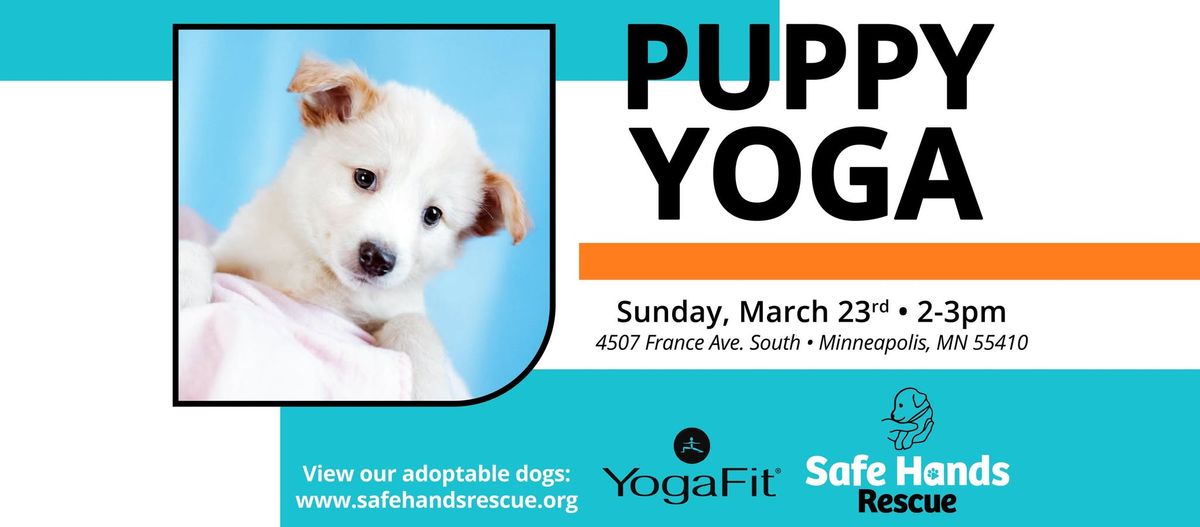 Safe Hands Rescue\/YogaFit Puppy Yoga