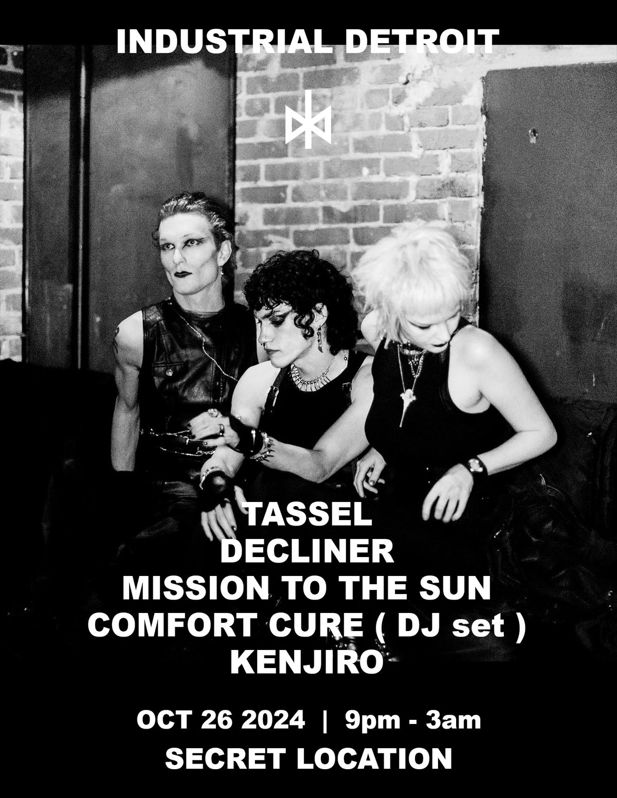 Industrial Detroit - Tassel, Decliner, Mission to the Sun, Comfort Cure (DJ), Kenjiro(DJ)