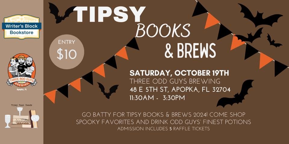 Tipsy Books and Brews: Grown Up Book Fair