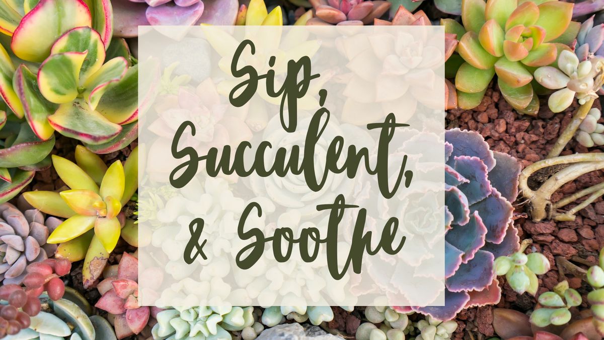 Sip, Succulent, Soothe