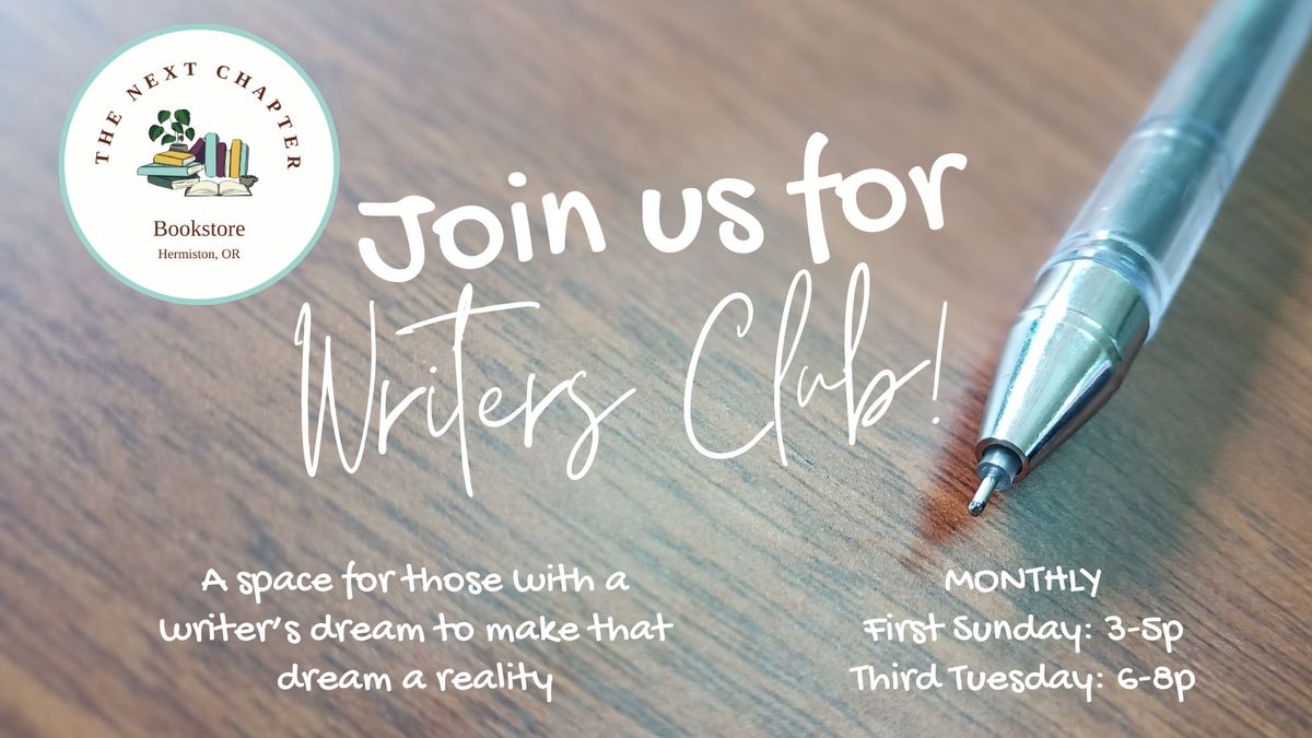 Writers Club @ The Next Chapter