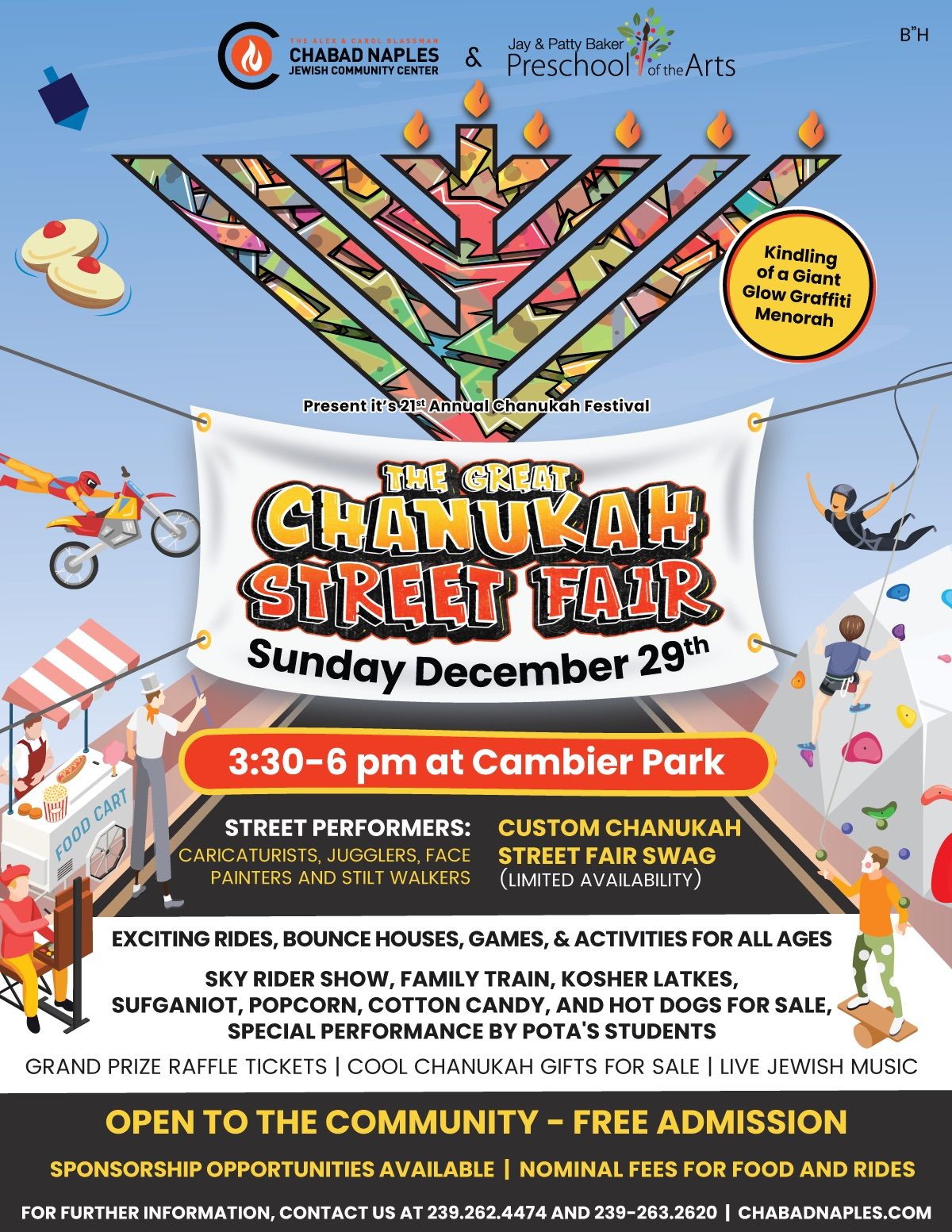 The GREAT CHANUKAH STREET FAIR