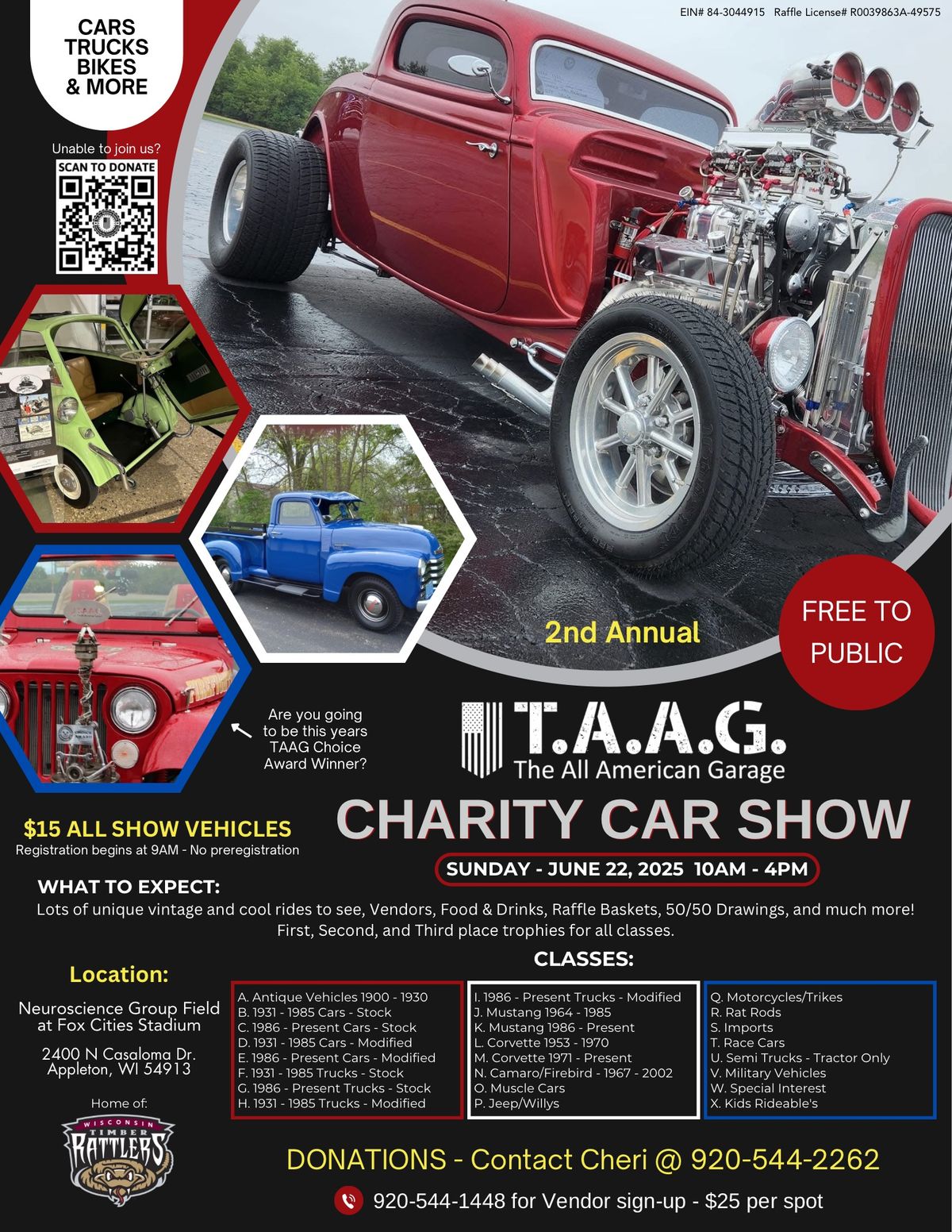 2nd Annual T.A.A.G. Charity Car Show