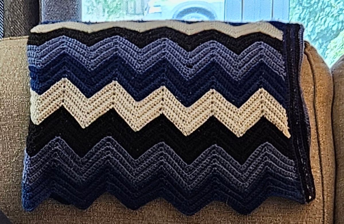 Tuesday November 12, 6pm-9pm Crochet a Chevron Blanket