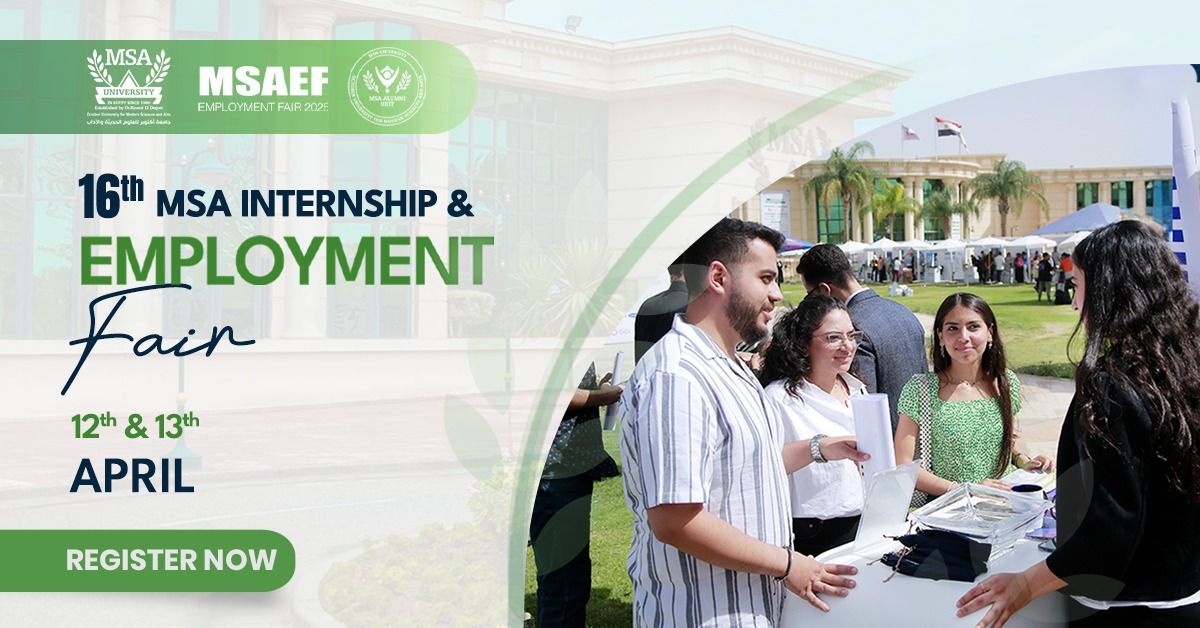 MSA University 16th Internship & Employment Fair