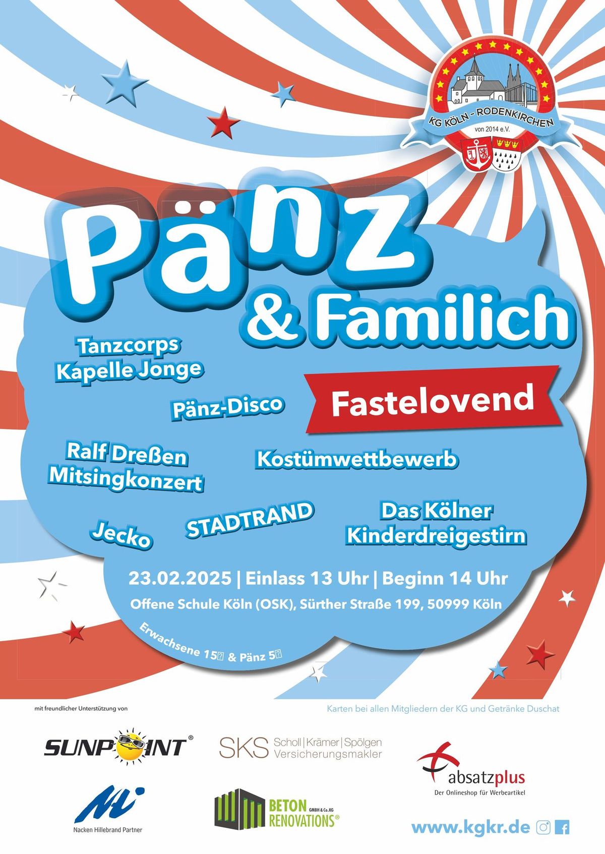 P\u00e4nz & Familich Fastelovend