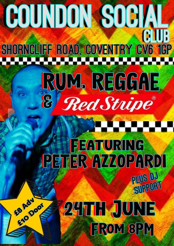 Rum Reggae Red stripe, Coundon Club, Coventry, 24 June 2022