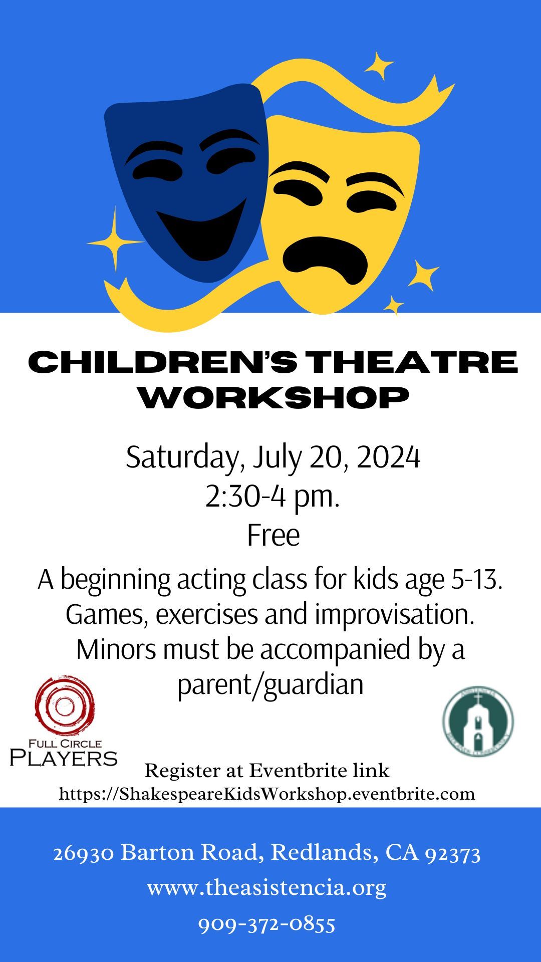 Shakespeare for Kid's Theatre Workshop