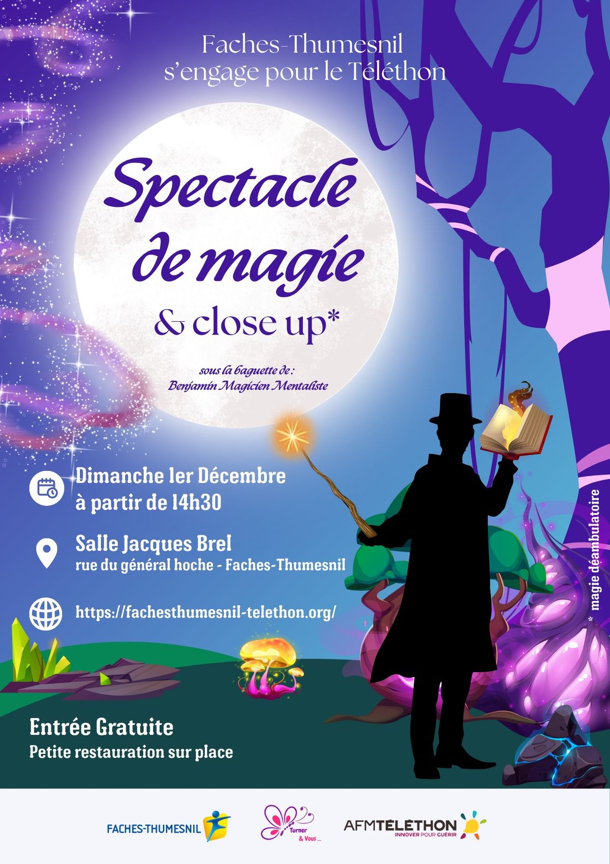 Spectacle de Magie et Close up de Magie D\u00e9ambulatoire