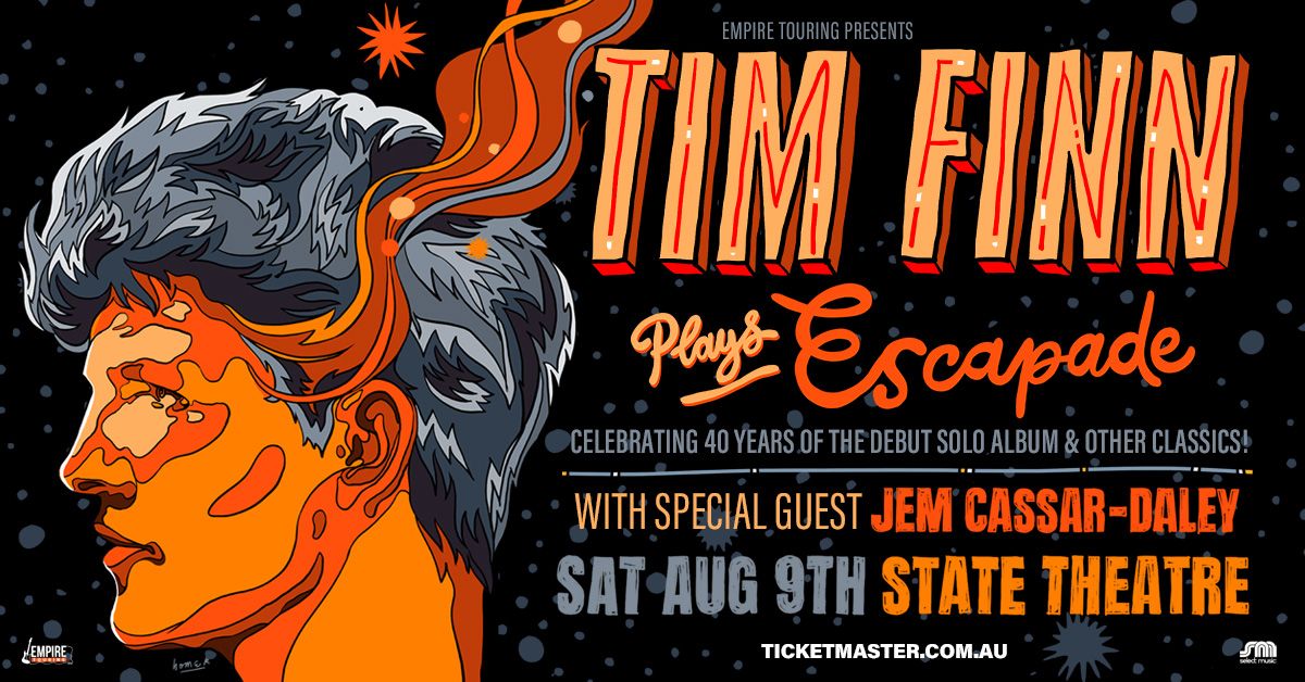 Tim Finn - Saturday August 9th - State Theatre