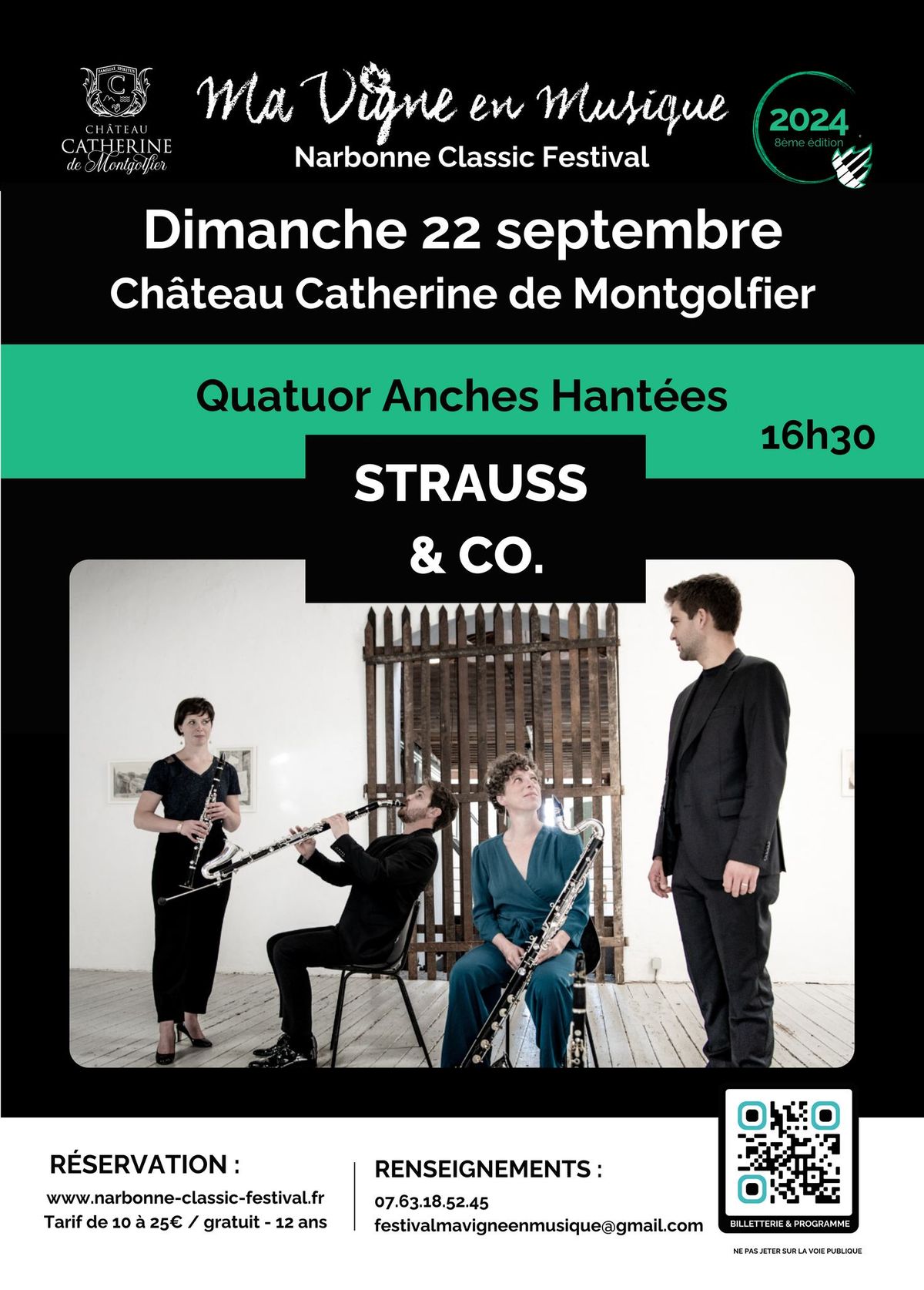 STRAUSS & Co \/ Quatuor Anches Hant\u00e9es (clarinettes)