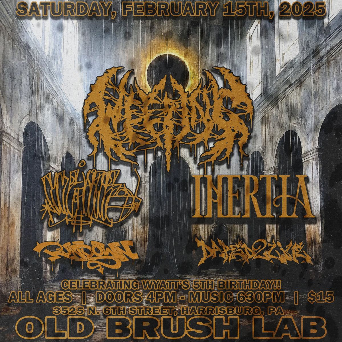 WEEPING | INERTIA | CYCLE OF ABUSE | RUNDOWN | DARED2LIVE | OLD BRUSH LAB