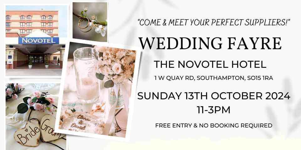 Wedding Fayre at The Novotel Hotel, Southampton