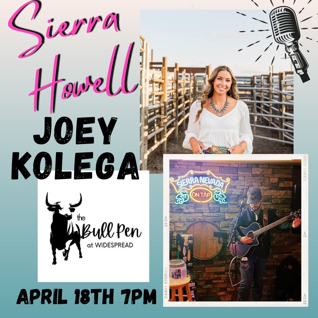 Live Music Sierra Howell & Joey Kolega 