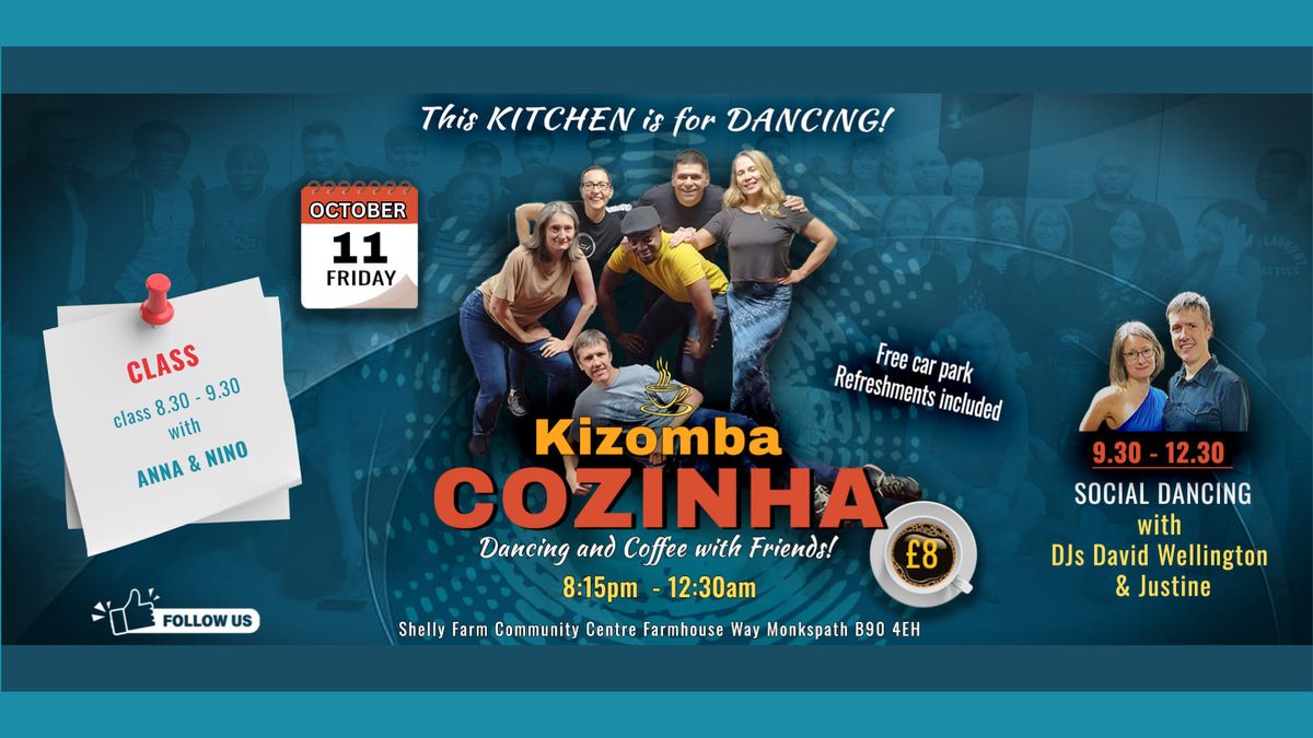 Kizomba Cozinha Friday 11th October