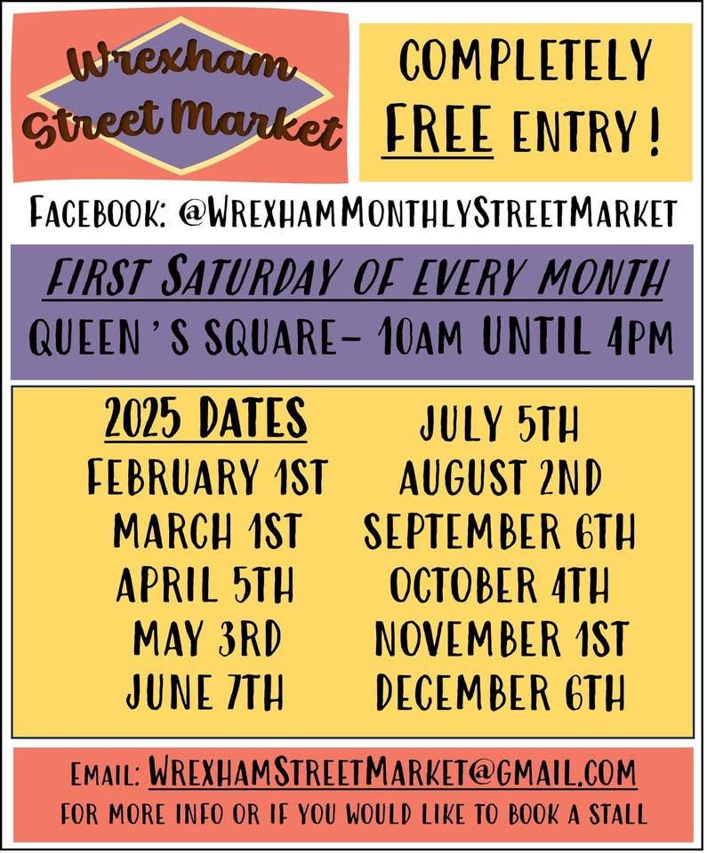 Wrexham Street Market - February