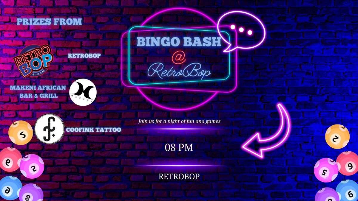 Bingo Bash at RetroBop!