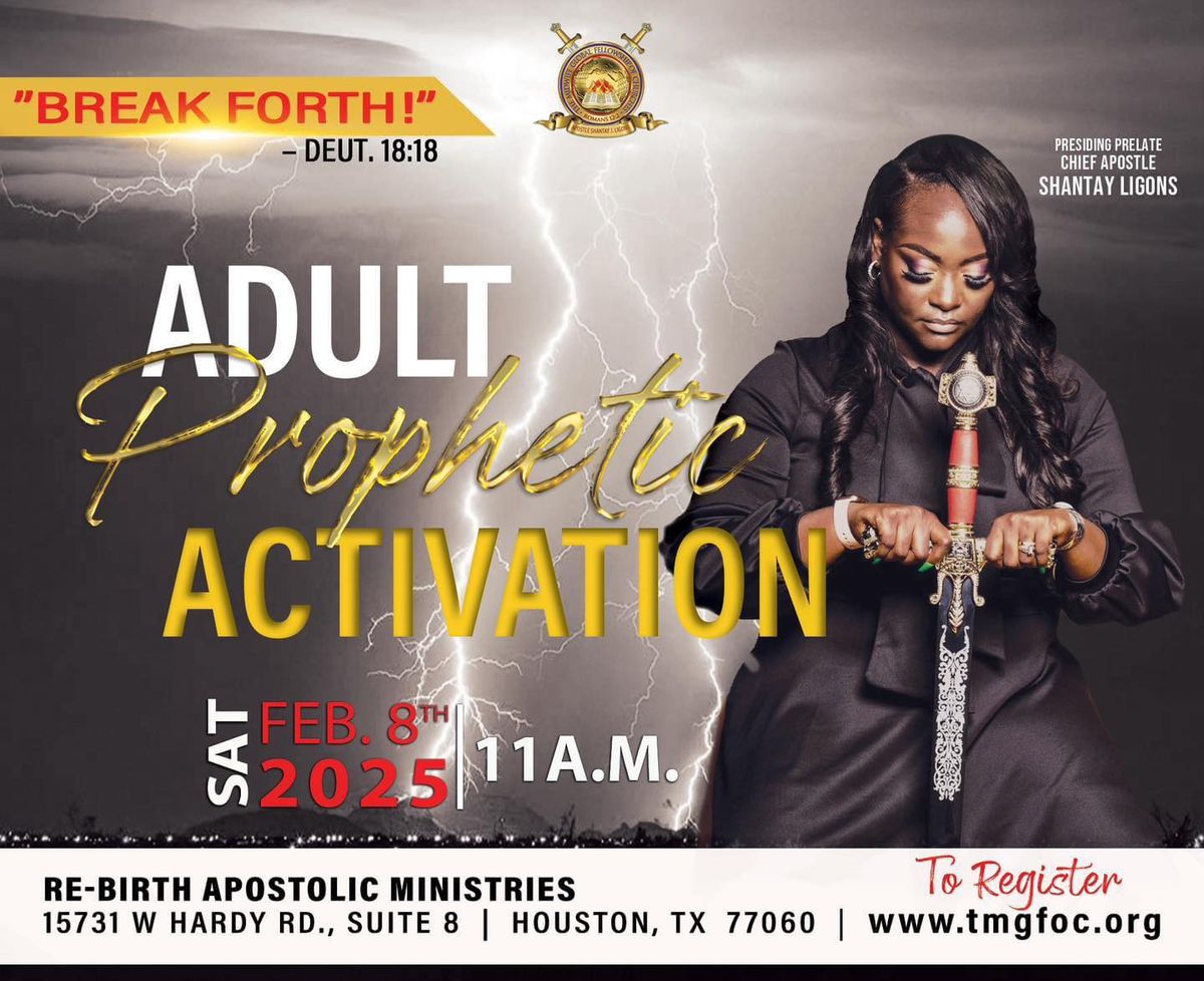 Adult Prophetic Activations