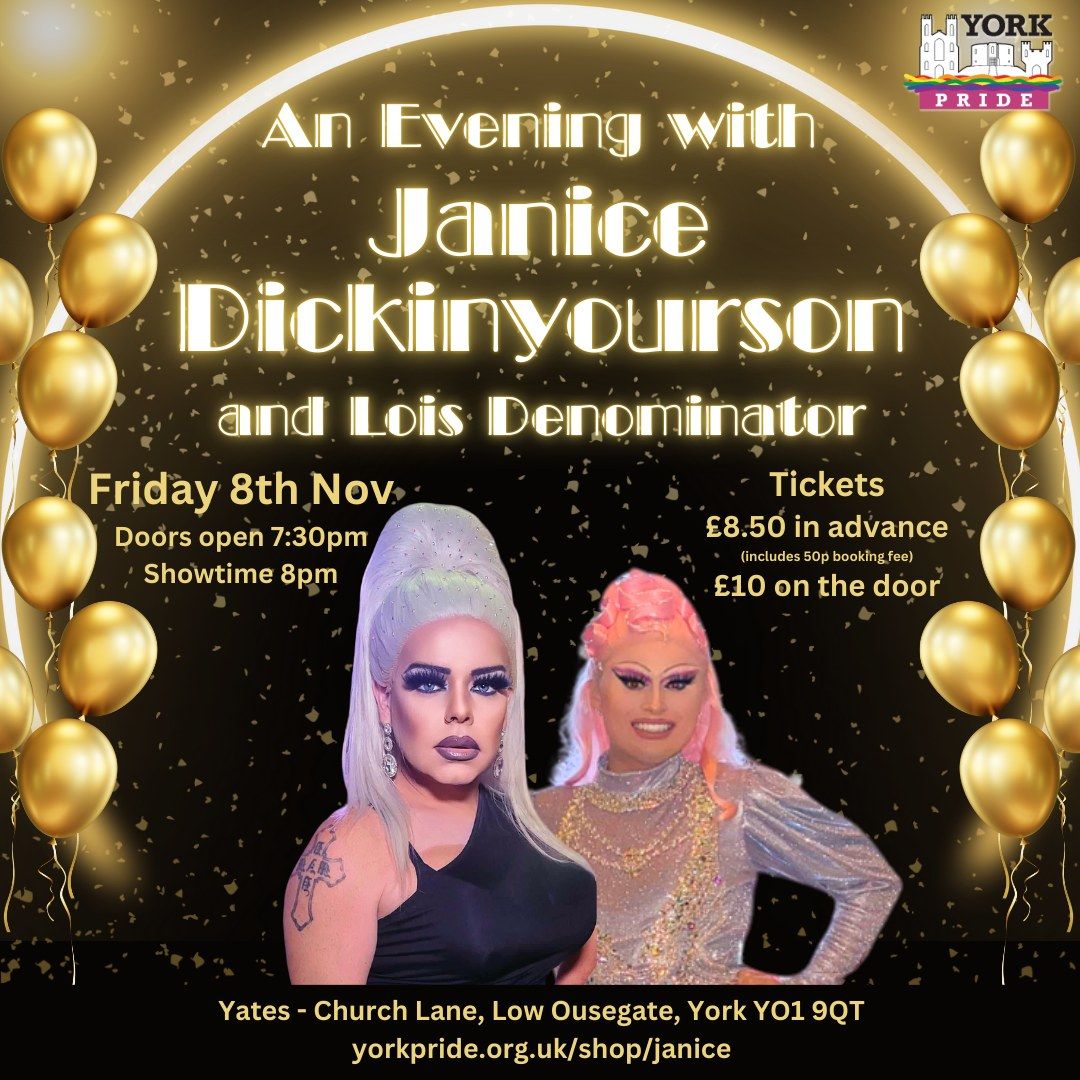 An Evening with Janice Dickinyourson - and special guest Lois Denominatator