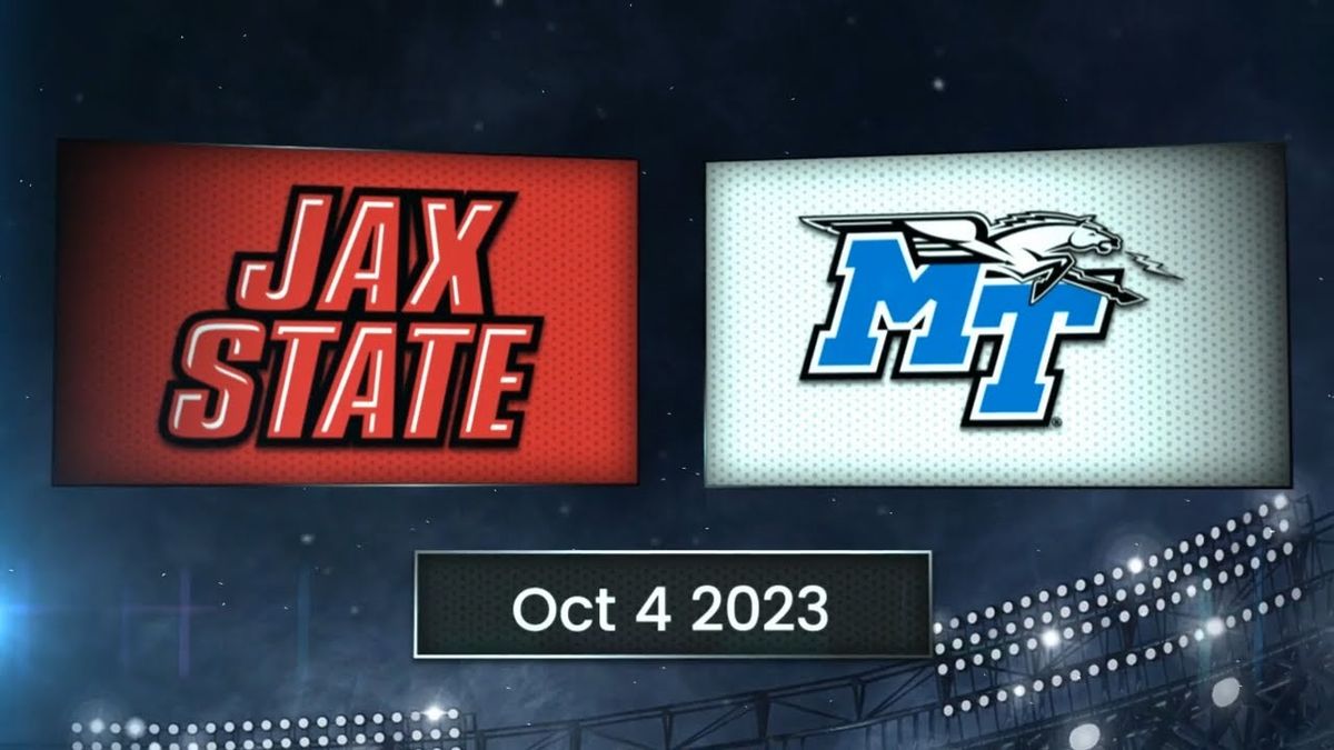 Middle Tennessee State Blue Raiders vs. Jacksonville State Gamecocks