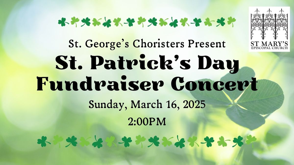 St. Patrick\u2019s Day Fundraiser Concert