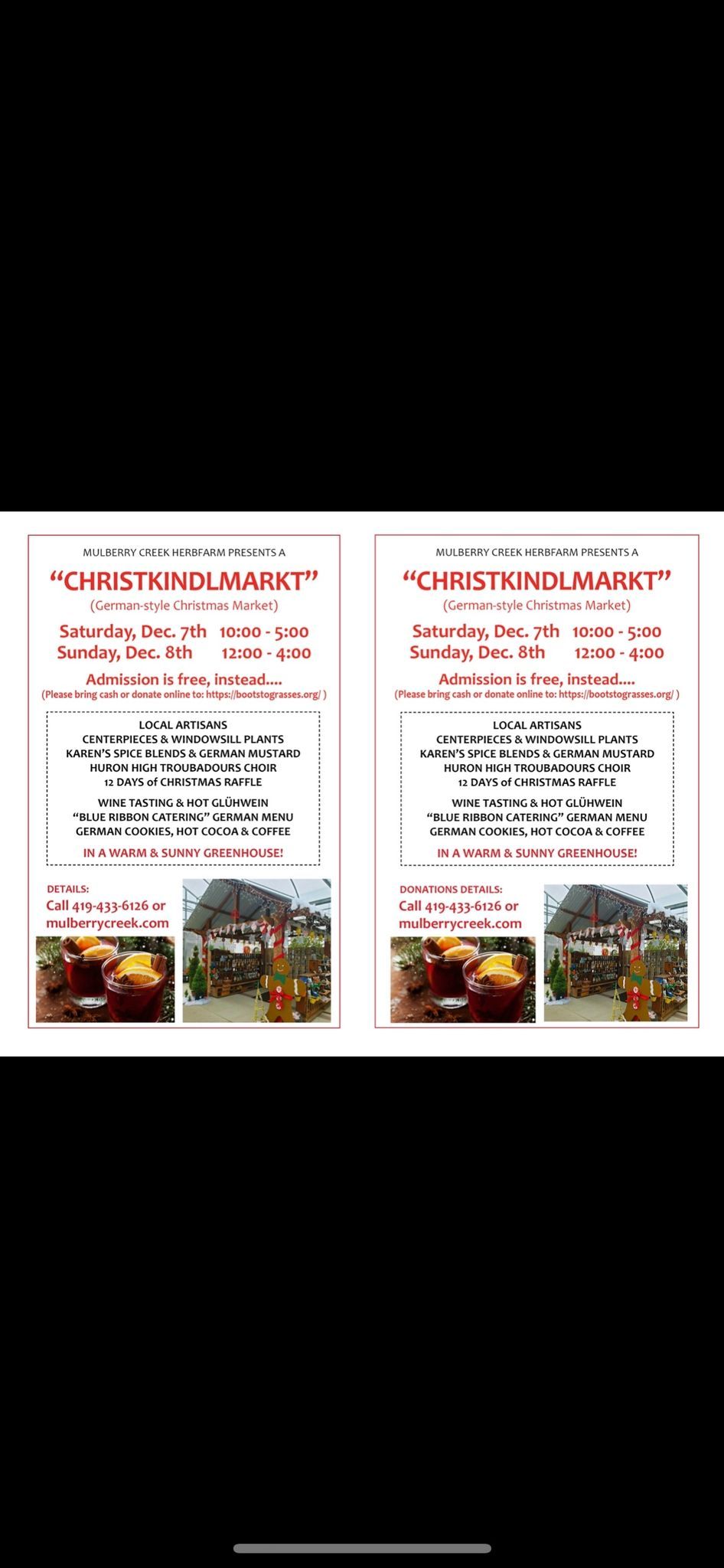 Mulberry Creek Herb Farm\u2019s Christkindlmarkt