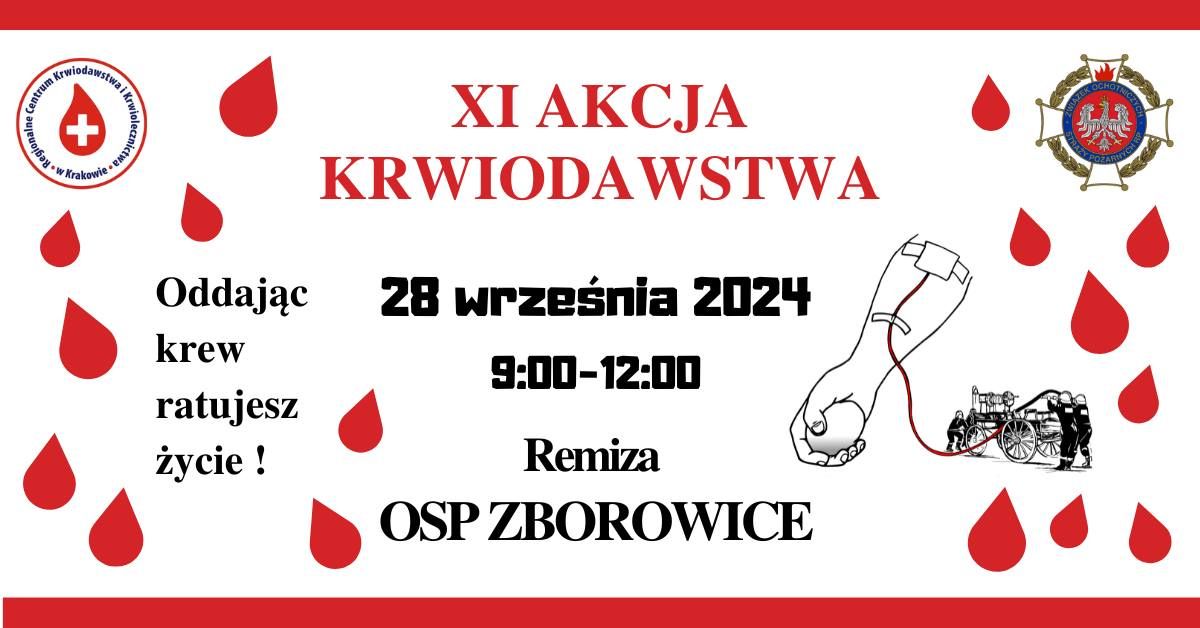 XI Akcja Krwiodawstwa OSP Zborowice 