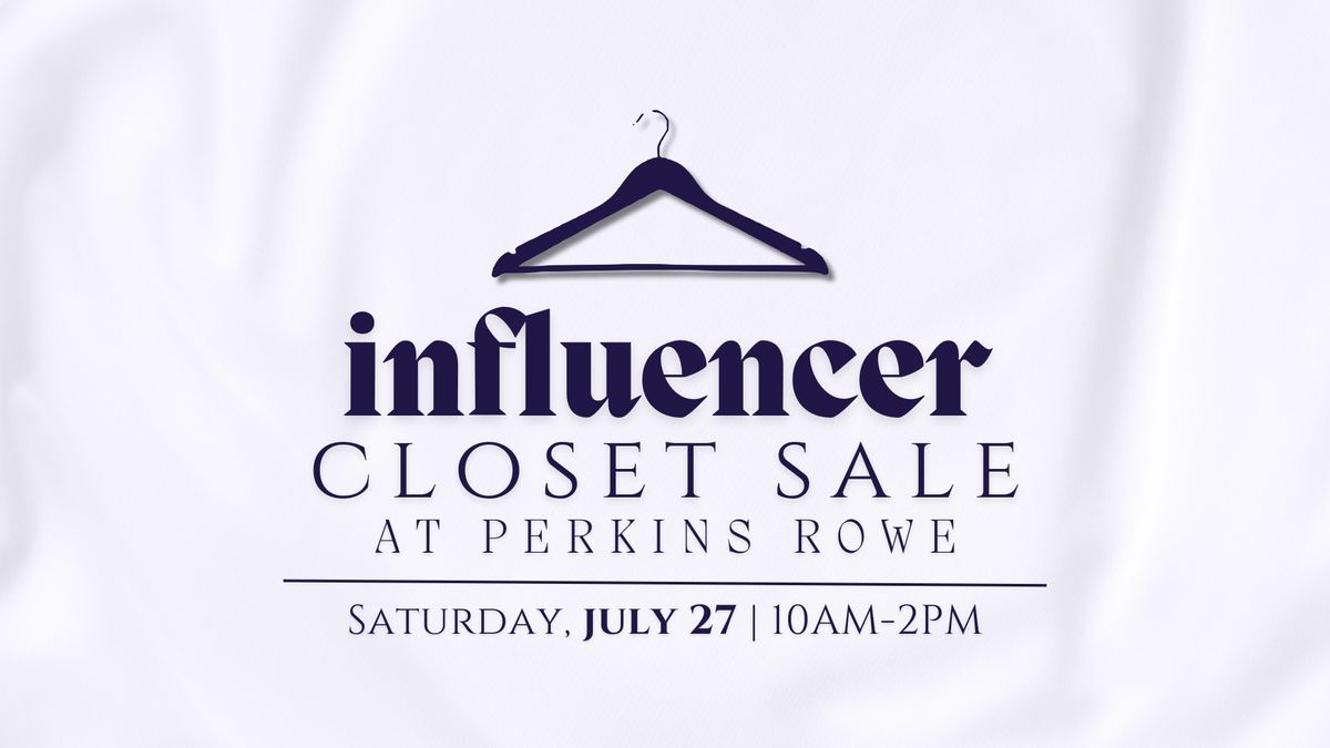 Influencer Closet Sale