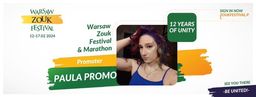 Paula Promo Warsaw Zouk Festival & Marathon 12-17.02.2025